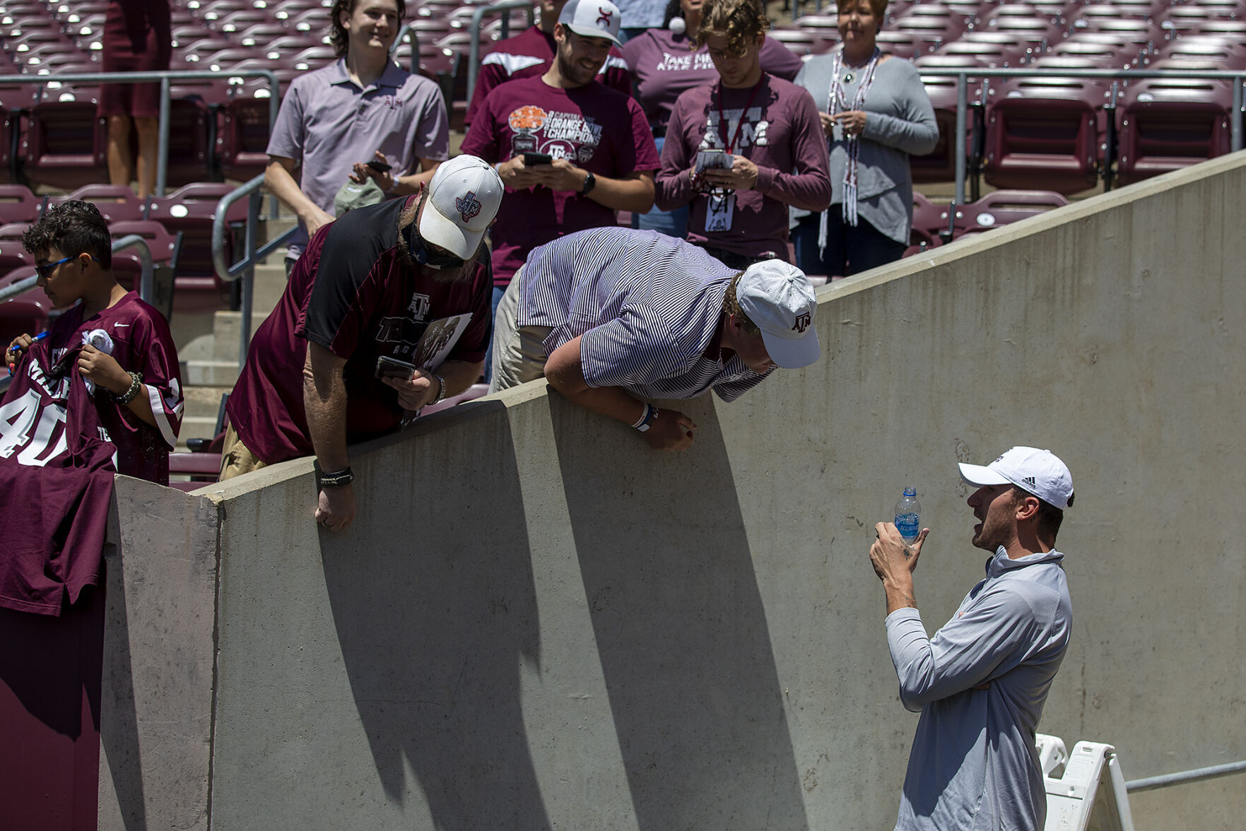 Maroon & White